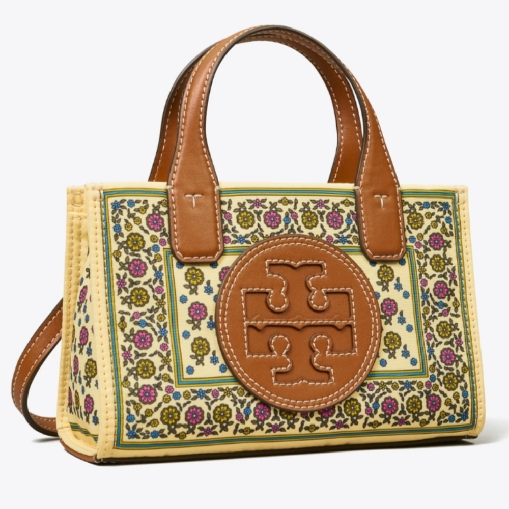 Tory Burch Ella printed mini tote bg